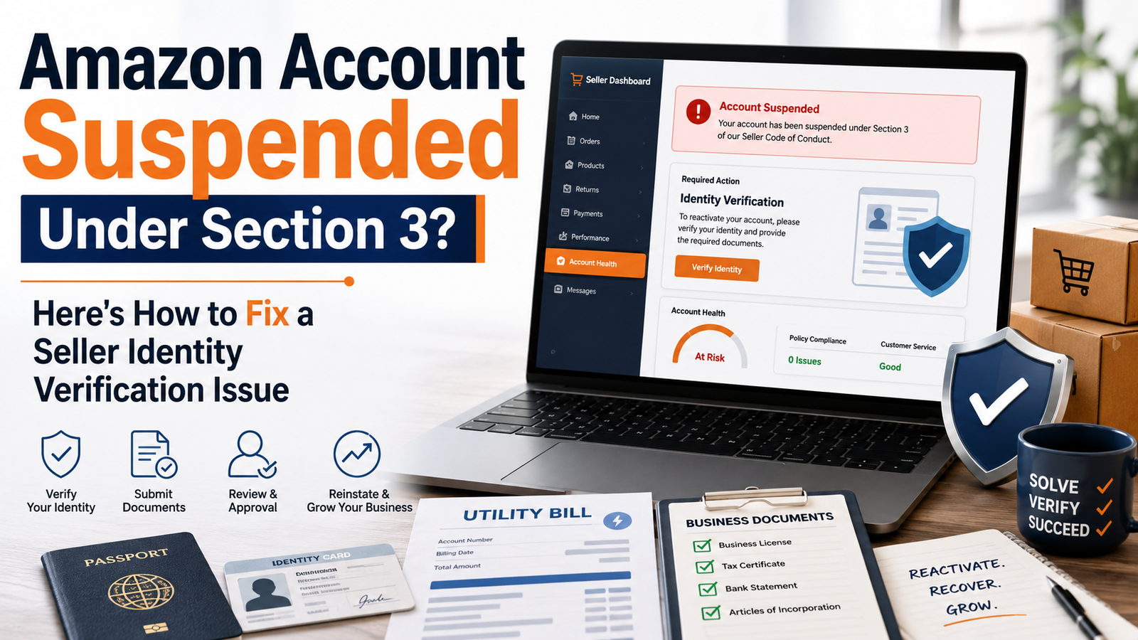 Amazon Account Suspended Under Section 3